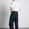 Baggy-Jeans mit mittlerer Leibhöhe
