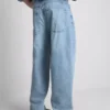 Baggy-Jeans mit mittlerer Leibhöhe