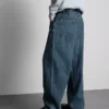 Baggy-Jeans mit mittlerer Leibhöhe
