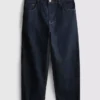 Baggy-Jeans mit mittlerer Leibhöhe