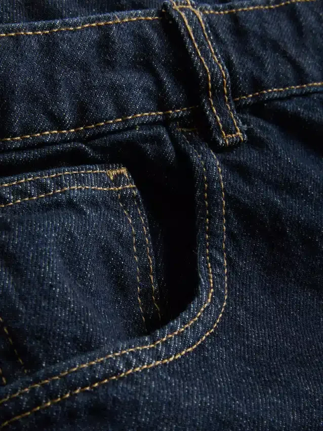 Baggy-Jeans mit mittlerer Leibhöhe