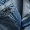 Baggy-Jeans mit mittlerer Leibhöhe