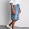 Baggy-Jeans-Shorts mit mittlerer Leibhöhe
