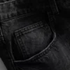 Baggy-Jeans-Shorts mit mittlerer Leibhöhe