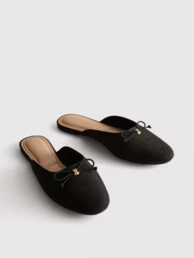 Ballerina-Sandalen mit Schleife