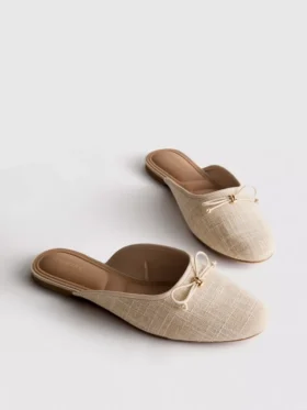 Ballerina-Sandalen mit Schleife