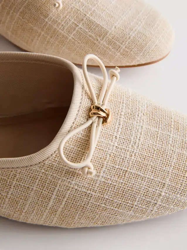 Ballerina-Sandalen mit Schleife