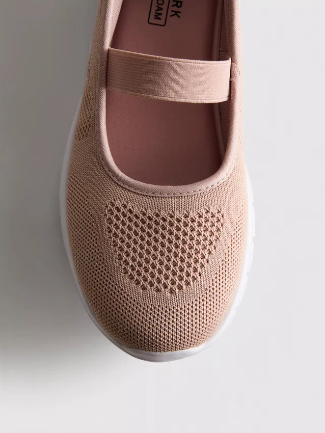 Ballerina-Sneaker zum Hineinschlüpfen