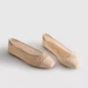 Ballettschuhe aus Mesh mit eckiger Zehenpartie