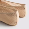 Ballettschuhe aus Mesh mit eckiger Zehenpartie