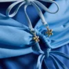 Bandeau-Badeanzug mit Cut-outs