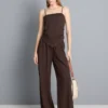 Bandeau-Top mit Hanky-Saum