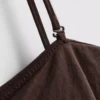 Bandeau-Top mit Hanky-Saum