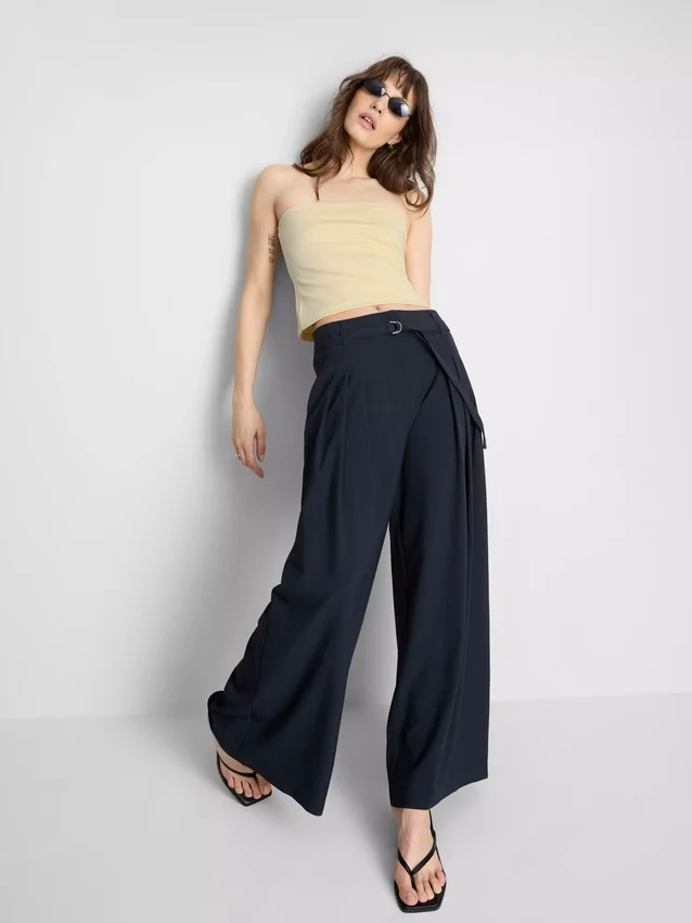 Bandeau-Top mit hohem Baumwollanteil