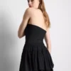 Bandeau-Top mit hohem Baumwollanteil