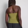 Bandeau-Top mit hohem Baumwollanteil
