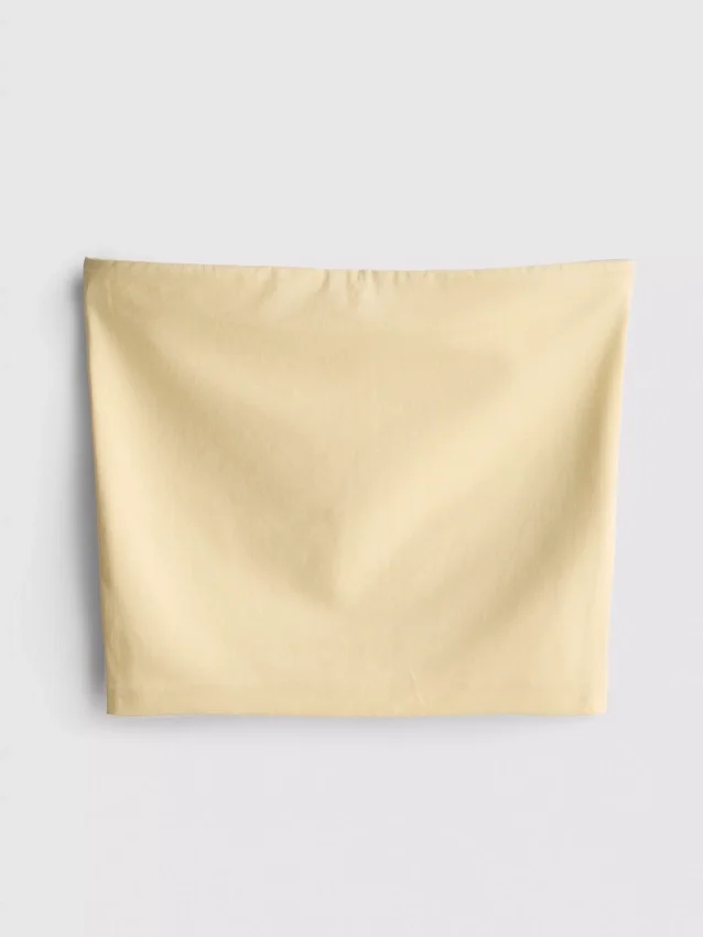 Bandeau-Top mit hohem Baumwollanteil