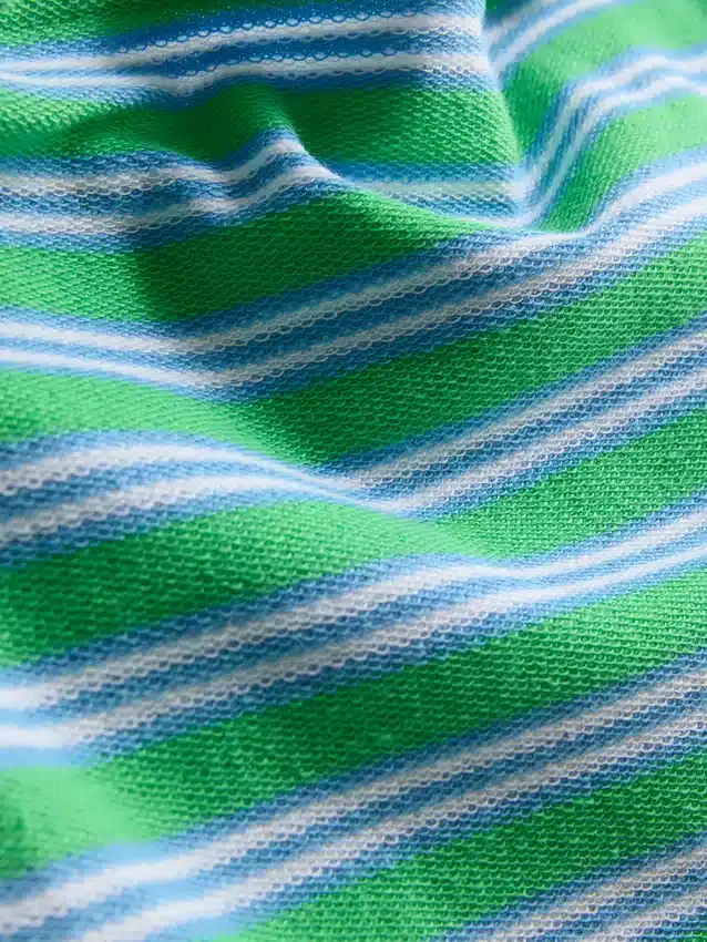 Bandeau-Top mit Streifenmuster aus baumwollreichem Material