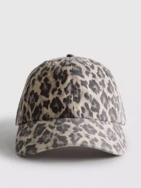 Baseballkappe mit Leopardenmuster