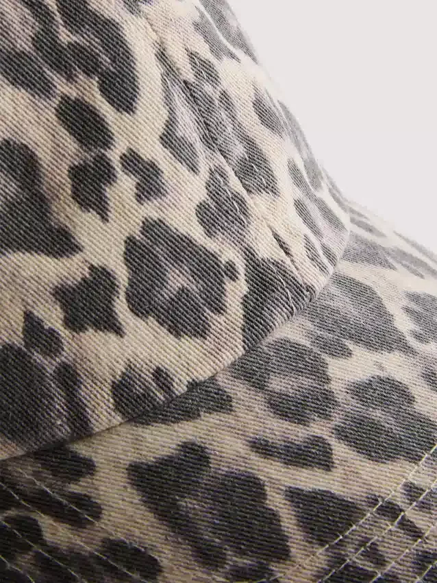 Baseballkappe mit Leopardenmuster