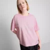 Baumwoll-Braut-T-Shirt mit Rundhalsausschnitt