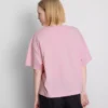 Baumwoll-Braut-T-Shirt mit Rundhalsausschnitt