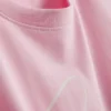 Baumwoll-Braut-T-Shirt mit Rundhalsausschnitt