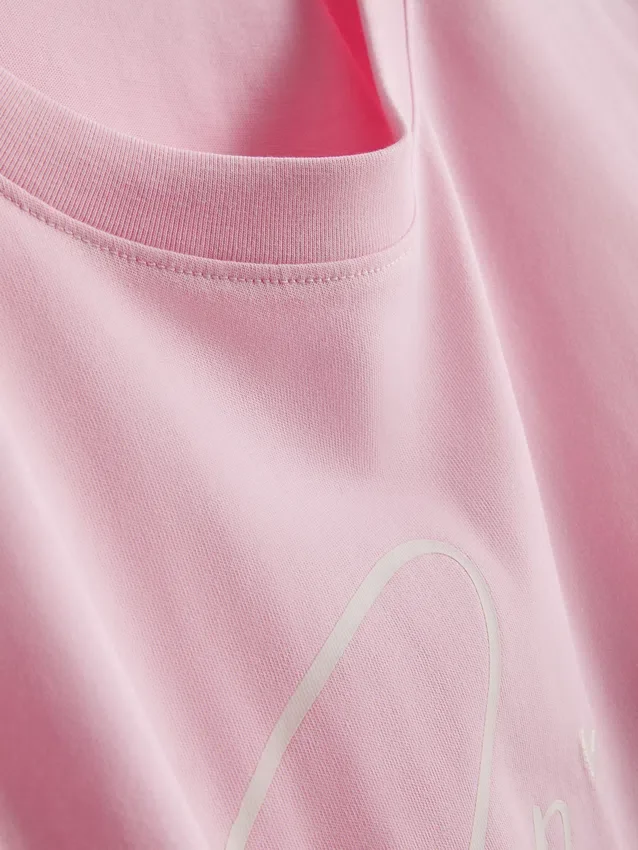 Baumwoll-Braut-T-Shirt mit Rundhalsausschnitt