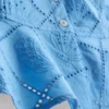 Baumwoll-Cami-Top im verkürzten Schnitt mit Cutwork-Design