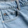 Baumwoll-Denim-Jeans mit geradem Bein