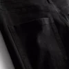 Baumwoll-Denim-Jeans mit mittlerer Leibhöhe und ausgestelltem Bein