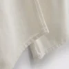 Baumwoll-Denim-Jeans mit mittlerer Leibhöhe und weitem Bein