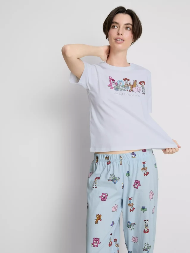 Baumwoll-Schlafanzug mit Aufdruck aus Disneys «Toy Story»