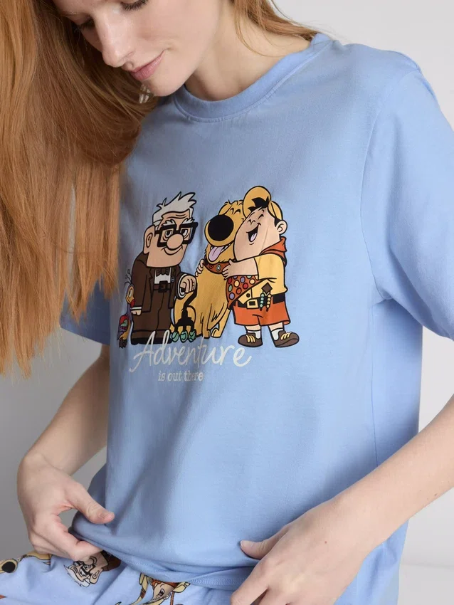 Baumwoll-Schlafanzug mit Aufdruck von Disney-Pixars «Oben»