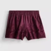 Baumwoll-Shorts mit hoher Taille und Stickerei
