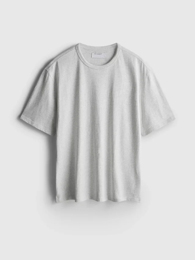 Baumwoll-T-Shirt in lockerer Passform