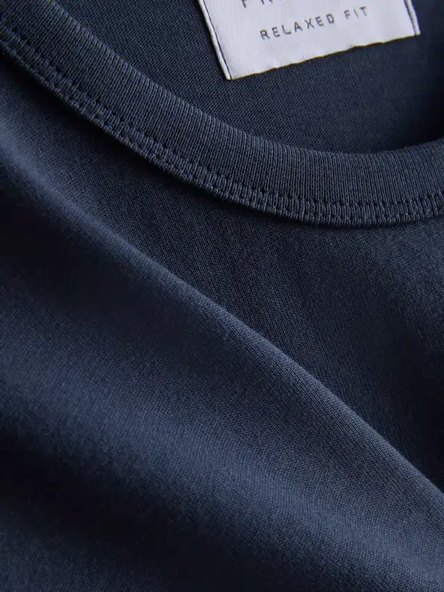 Baumwoll-T-Shirt in lockerer Passform