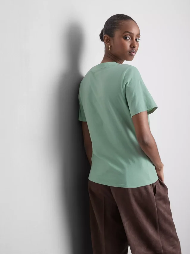 Baumwoll-T-Shirt mit Grafik und kurzen Shorts