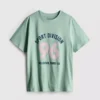 Baumwoll-T-Shirt mit Grafik und kurzen Shorts