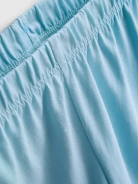 Baumwoll-T-Shirt-Schlafanzug mit kurzen Hosen