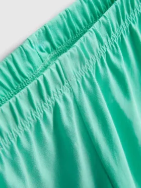 Baumwoll-T-Shirt-Schlafanzug mit kurzen Hosen