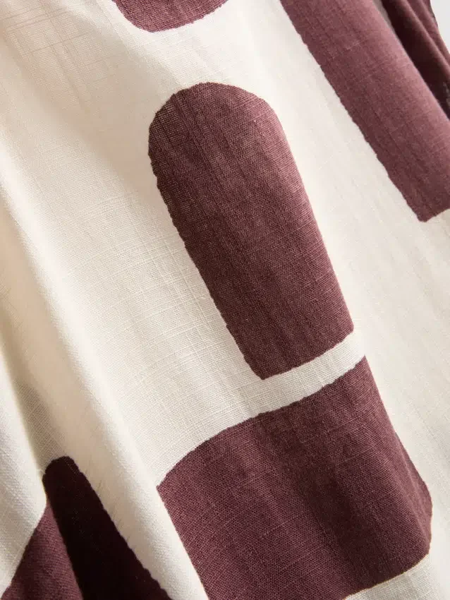 Bedruckte Bluse mit Flügelärmeln
