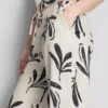 Bedruckte Hose mit weitem Bein