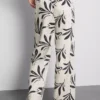 Bedruckte Hose mit weitem Bein