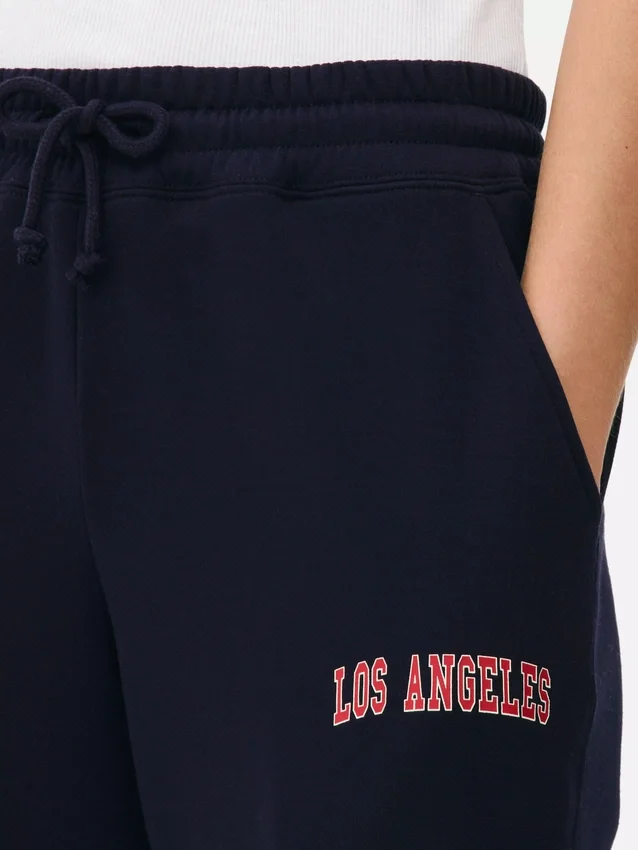 Bedruckte Jogginghose mit Bündchen