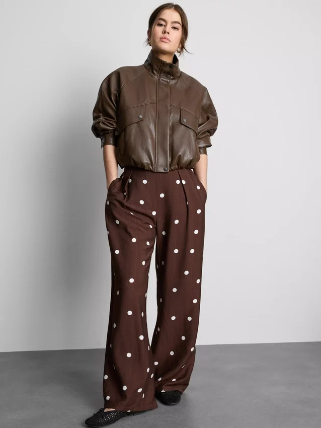 Bedruckte Palazzo-Hose