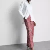 Bedruckte Palazzo-Hose