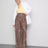 Bedruckte Palazzo-Hose