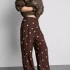 Bedruckte Palazzo-Hose