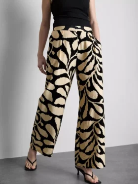 Bedruckte Palazzo-Hose